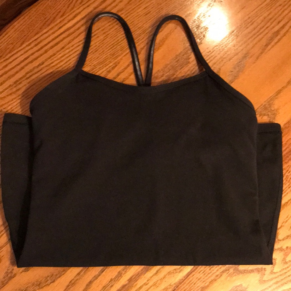 Lululemon Black Power Y Tank